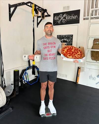 Ben Bruno in his gym