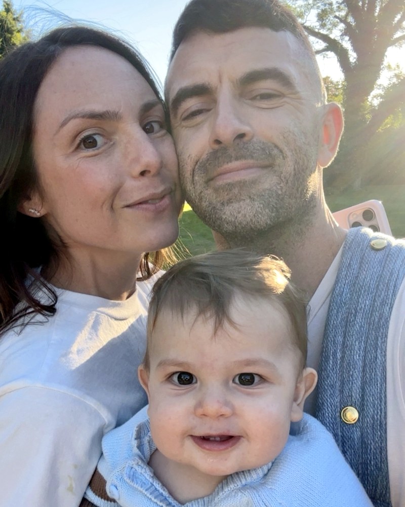 Ben Bruno with his wife and son