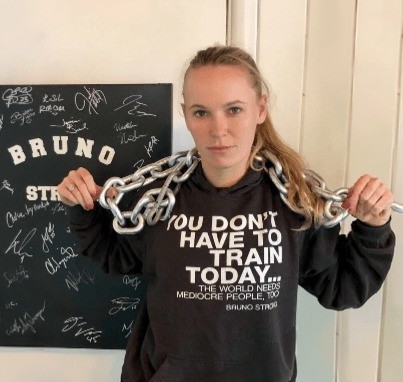 Caroline Wozniacki with Ben Bruno