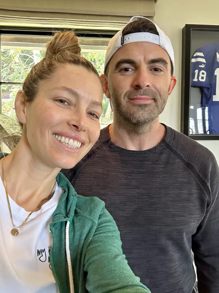 Jessica Biel with Ben Bruno