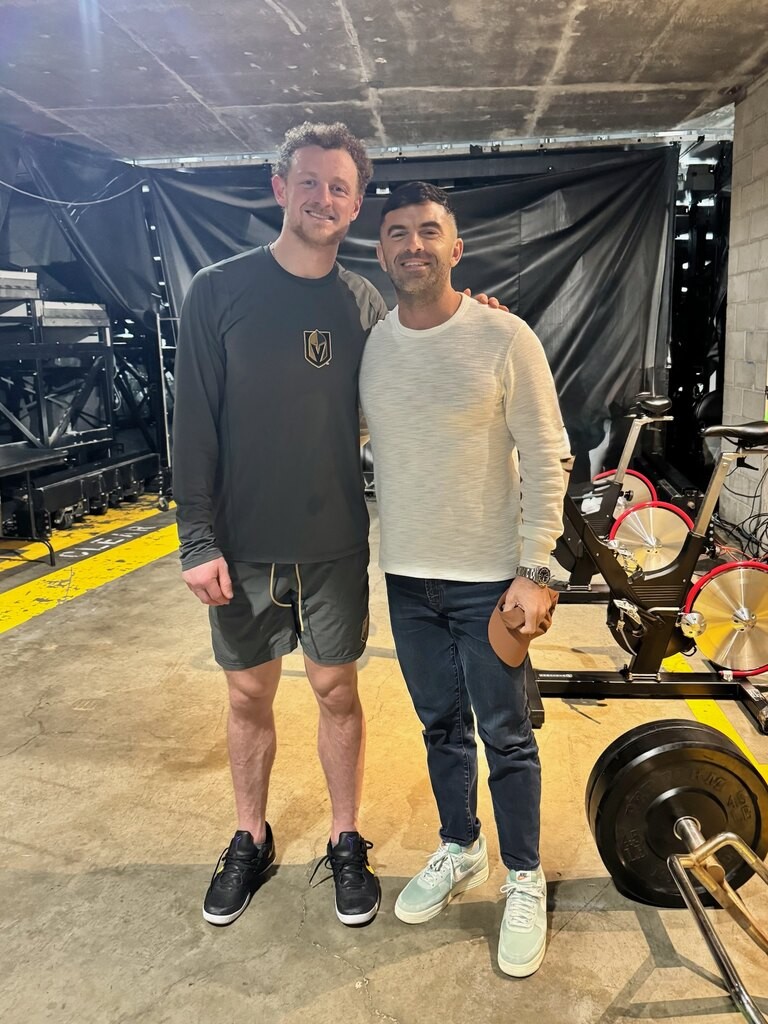 Jack Eichel with Ben Bruno