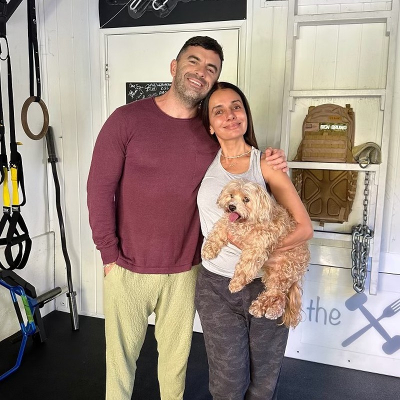 Dr. Shamsah Amersi with Ben Bruno
